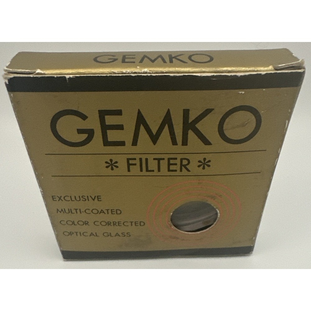 Genuine 49mm Gemko Glass Lens Filter 49 mm E49 Japan POLA Optical Glass Read